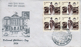 National Children's Day Queen Ratna 1967 FDC Nepal - Andere & Zonder Classificatie