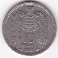 Monaco. 10 Francs 1946. Louis II, En Cupronickel - 1922-1949 Louis II