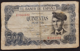 España – Billete Banknote De 500 Pesetas – 1971 - 500 Peseten
