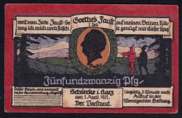 Schierke Im Harz: 25 Pfennig 1.4.1921 - Ohne KN - Sammlungen