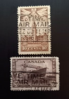 Canada 1942 -1943 King George VI- Modèle: I Spy With My Little Eye Gravure: Johan Brahms Perforation: 12 Lot 2 - Gebraucht