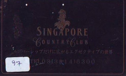 Telecarte SINGAPORE Reliée (97) - Telefonkarte SINGAPORE Verbunden - Phonecard SINGAPORE Related - Japan - Landschaften