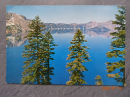 CRATER LAKE     GROTE KAART  23,00   X  15,00  CM. - Sonstige & Ohne Zuordnung