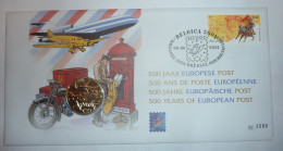 N°2550 NUMISLETTER - 500 ANS DE POSTE EUROPEENNE   9-6-2001 , Voir Les 3 Scans ! - Numisletters