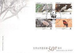 MACAU - FDC WWF 2011 - BIRDS / 4235 - FDC