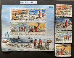 OTEM551, NUEVA ZELANDA, ANTARTIDA, 1984, 859/62 + H.B. 39 - Nuovi