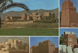 Views Of Najrahn Architecture Saudi Arabia Arabic Postcard - Saoedi-Arabië