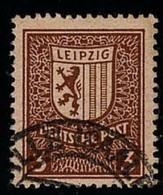 1946 Leipzig Arms  Michel DD 156x Stamp Number DD 14N15a Stanley Gibbons DD-RD 37 AFA DD-WS 31AI Used - Gebraucht