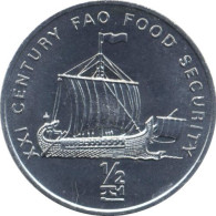 COREA DEL NORD NORTH KOREA - 2002 - ½ Chon FAO - KM 192 - Ancient Traditional Boat - UNC NEW                   MyRef:FX - Corée Du Nord