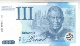 BRITANNIA Great Britain UK POUND 2023 Charles III Commemorative UNC */* - Collezioni