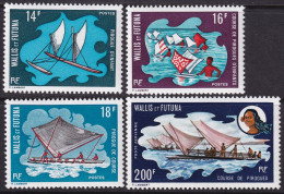 Wallis & Futuna 1972 Sc 179-81,C41  Set MNH** - Unused Stamps