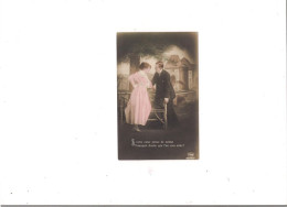 Carte Postale AMAG. Amoureux. Oblitération Postes Militaires Vers WACHTEBEKE 1924 - Wachtebeke