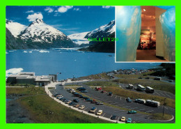ANCHORAGE, ALASKA - THE PORTAGE GLACIER VISITOR CENTER & PORTAGE GLACIER - ALASKA JOE - - Anchorage