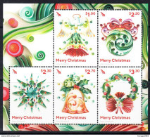 2017 New Zealand Christmas Noel Souvenir Sheet MNH  @ BELOW FACE VALUE - Nuevos