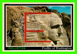 MT. RUSMORE, SD - PROFILE OF WASHINGTON - NATIONAL MEMORIAL  - ELITE PRINTS - - Mount Rushmore