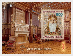 HUNGARY 2023 CULTURE Architecture. Saint Stephen's Hall (with Red Numbers/limited Edition) - Fine Imperf. S/S MNH - Neufs