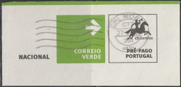 Fragment - Postmark CPL NORTE -|- Correio Verde. Pré-Pago / Prepaid Green Mail - Usati