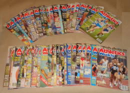 ATHLETICS WEEKLY 1990 MAGAZINE SET – LOT OF 50 OUT OF 52 – TRACK AND FIELD - 1950-Oggi