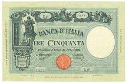 50 LIRE BARBETTI GRANDE L SENZA MATRICE BI RSI 11/11/1944 SUP- - Sonstige