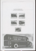 2010 Epreuve En Noir Ministérielle. Véhicules Postaux  Tirage 65 Exemplaires Seulement - Bus