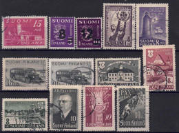 YT 304, 309 à 311, 314 à 321, 323 - Used Stamps