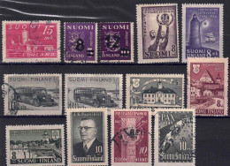 YT 304, 309 à 311, 314 à 321, 323 - Used Stamps