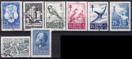 YT 393, 395 à 400, 404 - Used Stamps