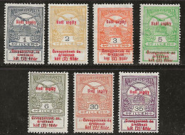 Hongrie 1914 N° Y&T : 125 à 129,135 Et 136 * - Unused Stamps