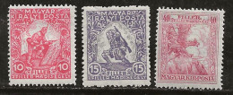 Hongrie 1916-1917 N° Y&T : 159 à 161 * - Unused Stamps