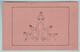 Gymnastique - Pyramide Tchèque ...illustrée Par E. Drot - 10 Illustrations Ds Ma Boutique - 9 ( Voir Verso ) - Gimnasia