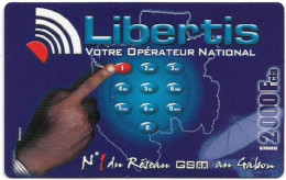 Gabon - Libertis - Votre Opérateur National, Exp.31.12.2004, GSM Refill 2.000FCFA, Used - Gabun
