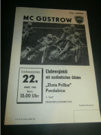Speedway Güstrow 22.03.1986 , Zlata Prilba Pardubice , Programmheft , Programm , Rennprogramm !!! - Motorräder