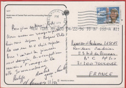 STATI UNITI - UNITED STATES - USA - US - 1996 - 50 Jacqueline Cochran - Air Mail - Post Card - New York, Aerial View - V - Lettres & Documents
