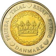 Danemark, 2 Euro, 2003, SPL, Bi-Metallic - Privatentwürfe