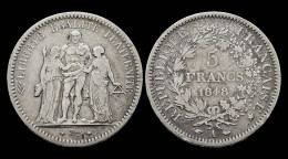 France 5 Francs 1848A- Hercules - 5 Francs