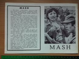 Prog 61 - MASH (1970) - Donald Sutherland, Elliott Gould, Tom Skerritt - Pubblicitari