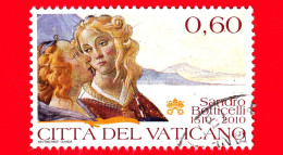 VATICANO - Usato - 2010 - 5º Centenario Della Morte Di Sandro Botticelli - 0,60 - "Le Tentazioni Di Cristo" - Used Stamps