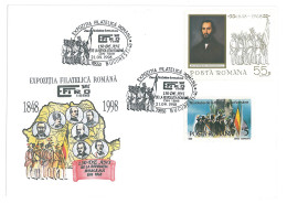 COV 52 - 3007 - 150 De Ani De La Revolutia Din 1848, Romania - Cover - Used - 1998 - Covers & Documents