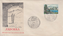 Enveloppe  FDC  1er  Jour   ANDORRE   ANDORRA     Tourisme    1972 - Altri & Non Classificati