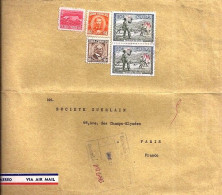 CUBA N° 477/411/407/522x2 S/L. DE LA HAVANE/18.5.60 POUR LA FRANCE - Lettres & Documents