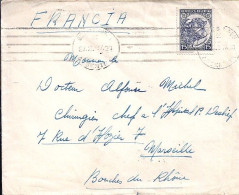 ARGENTINE N° 375 S/L. DE BUENOS AIRES/27.2.37 POUR LA FRANCE - Brieven En Documenten