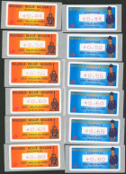 Timbres De Distributeurs (ATM) - Leodiphilex S5 (set Complet, MNH, ATM110/11 Virgule) - Neufs
