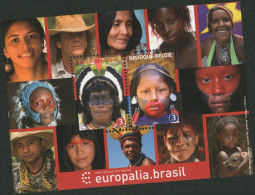 Bloc (2011) - BL196** Europalia, émission Commune Avec Le Brésil - 2002-… (€)