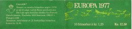 EUROPA CEPT 1977 GIRO COMPLETO LIBRETTI / BOOKLET MNH** - 1977