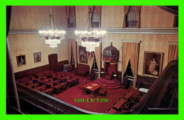 FRDERICTON, NB - THE ASSEMBLY CHAMBER OF THE LEGISLATIVE BUILDING SEEN FROM VISITOR'S GALLERY - HARVEY STUDIOS LTD - - Fredericton