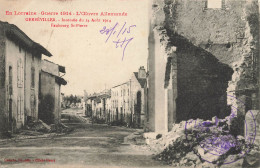 Gerbéviller * Rue , Faubourg St Pierre * Incendie Du 24 Août 1914 * Ww1 * Cachet Militaire 20ème Bataillon Génie - Gerbeviller