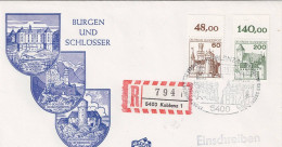 BRD FRG RFA - B+S  (MiNr: 917 + 920) 1977 - Illustrierter FDC Als R-Brief Gelaufen - 1981-1990