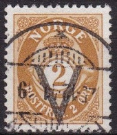 NO036C – NORVEGE - NORWAY – 1941 – VICTORY OVERPRINT ISSUE With WM – SC # 208 USED 12 € - Oblitérés