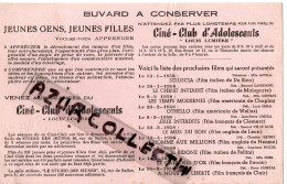 CINE CLUB D'ADOLESCENTS LOUIS LUMIERE . 1958 - Cinéma & Théatre
