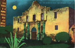 THE ALAMO BY NIGHT - SAN ANTONIO TEXAS - San Antonio